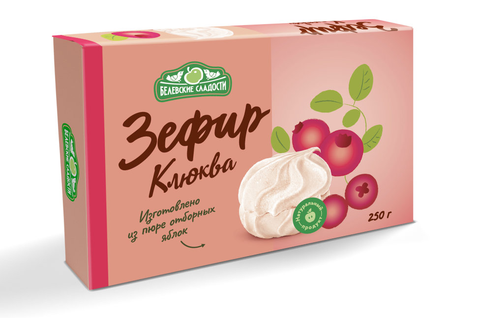  Зефир белевский "Клюква" 250г в Северодвинске