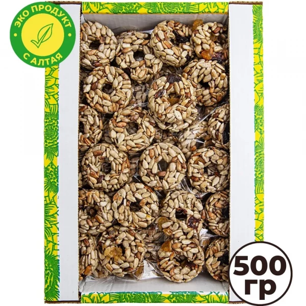 №3 Козинаки из подсолнечника с медом и сухофруктами "Зачетные" 500г в Северодвинске
