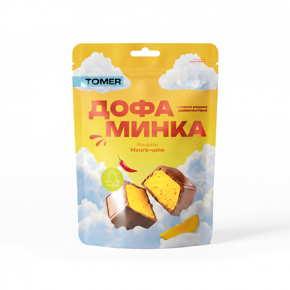  Фабрика Томер   Дофаминка Конфеты Манго-Чили, 125г  в Северодвинске