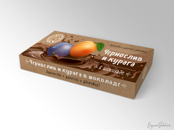 №2 Чернослив и курага в шоколаде, 220г в Северодвинске