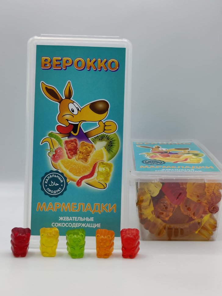  Жевательный мармелад Мишки фруктовые, 250г   в Северодвинске
