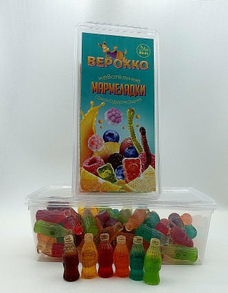  Жевательный мармелад Бутылочки МИКС, 250г      в Северодвинске