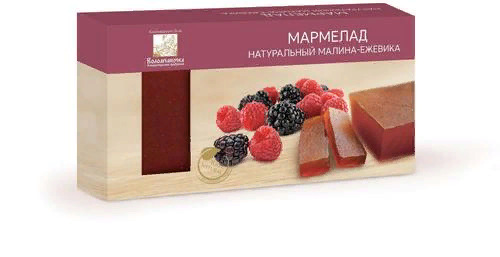  Мармелад пластовый 210г МАЛИНА-ЕЖЕВИКА в Северодвинске