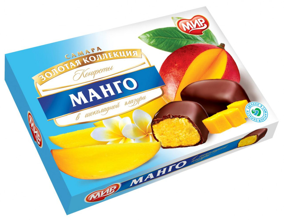  КФ МИР Манго-Кокос в шоколадной глазури 160г  в Северодвинске