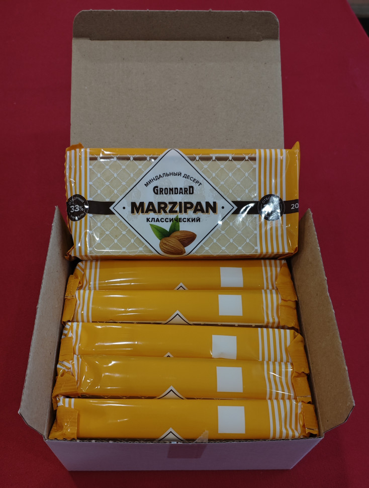  TM Grondard      (11133) Марципан 33%, (блок 6 шт по 200г)             в Северодвинске