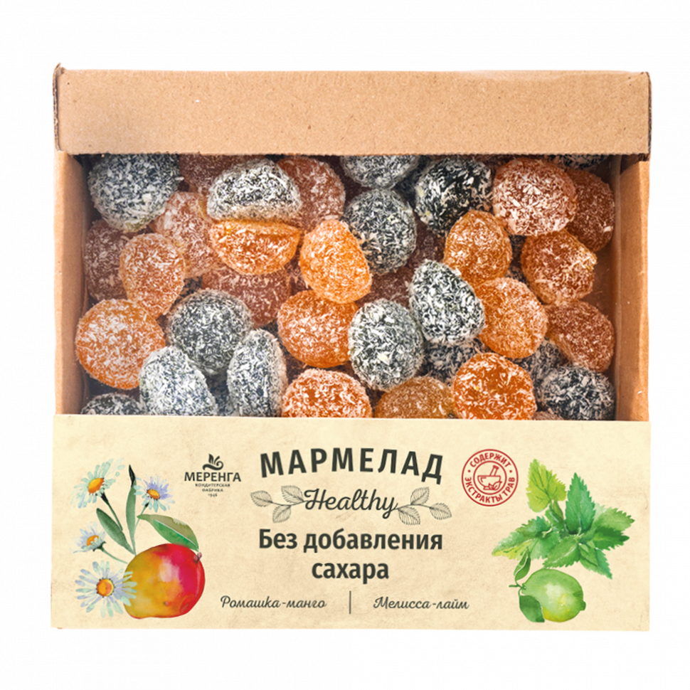  Меренга Мармелад в кокосовой обсыпке Ромашка+Мелисса , 800г     в Северодвинске
