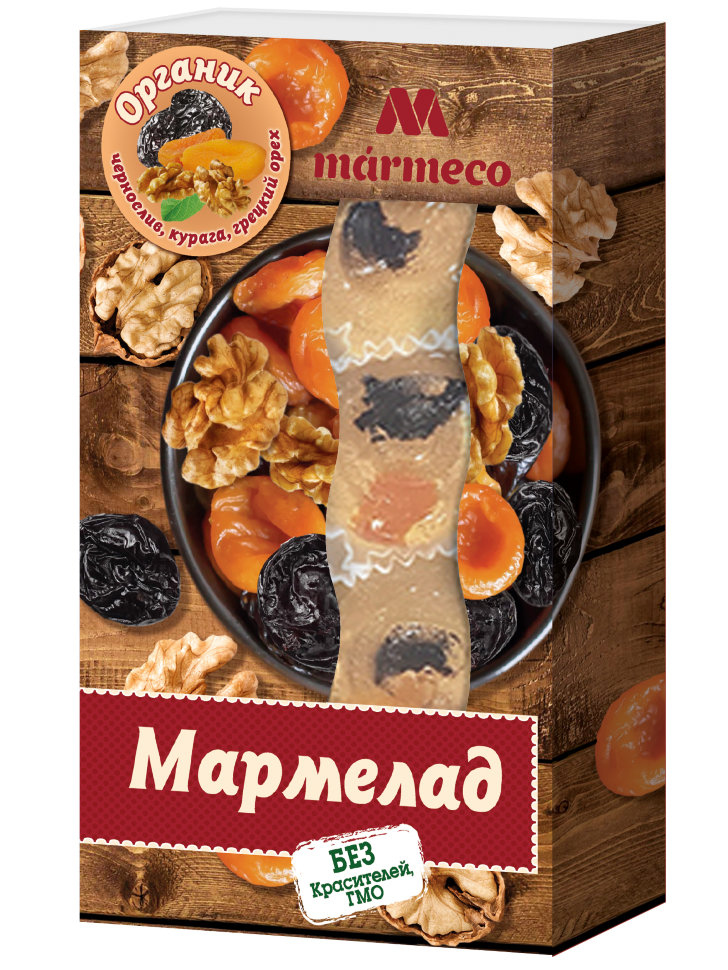  Мармелад "Органик"  Курага, Чернослив, грецкий орех, 180г  в Северодвинске