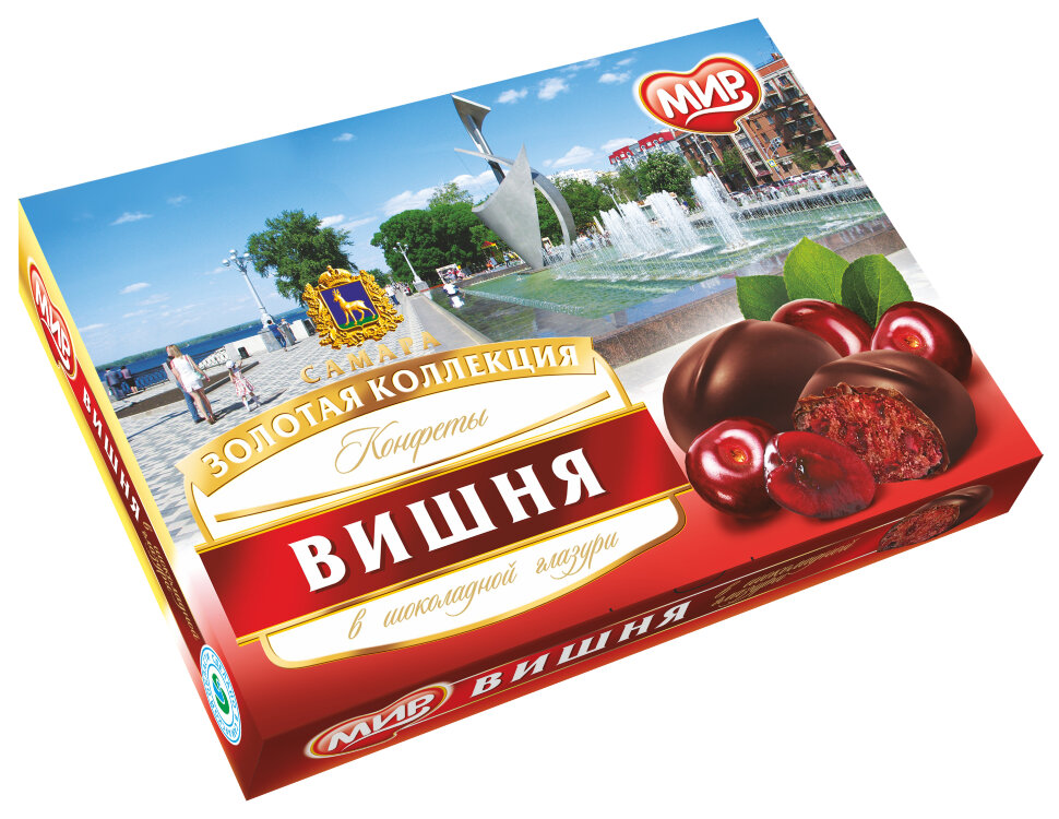  КФ МИР Вишня в шоколадной глазури 160г в Северодвинске