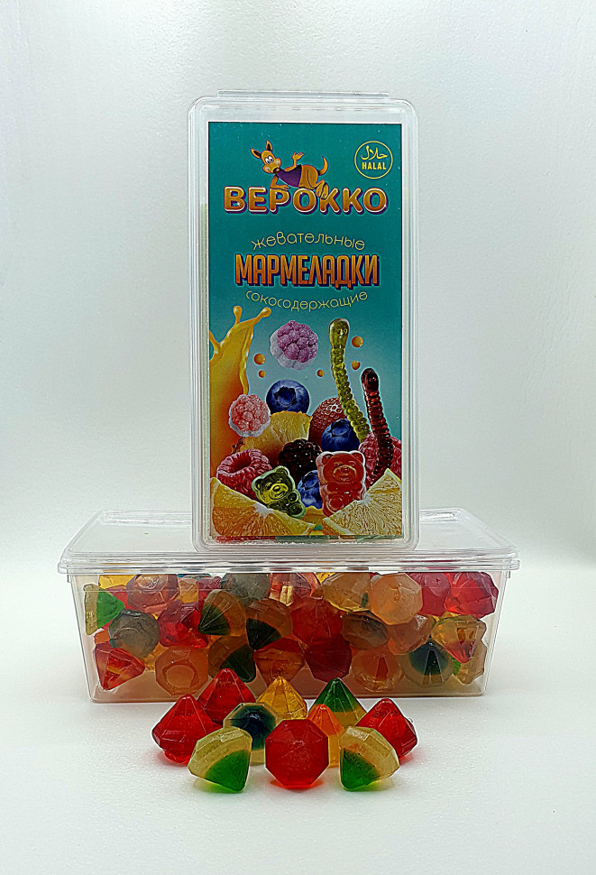  Жевательный мармелад Самоцветы, 250г      в Северодвинске